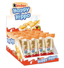 Cargar imagen en el visor de la galería, CHOCO KINDER HAPPY HIPPO AVELLANA CAJA 28 UDS