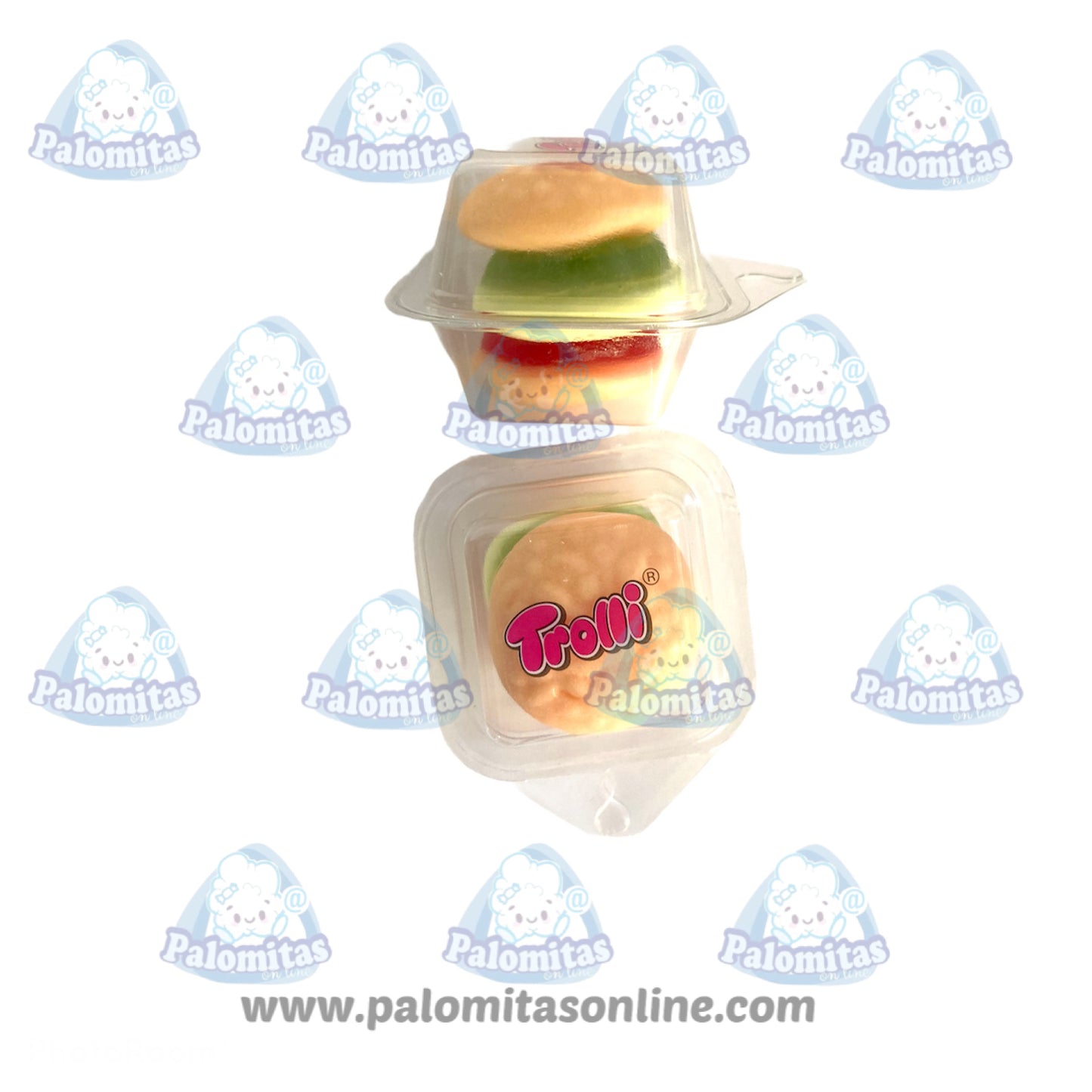 MINI BURGUER TROLLI 10 UDS 2.00 PALOMITAS ONLINE
