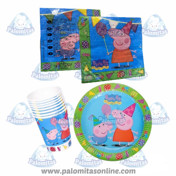 Pack décoration d'anniversaire Peppa pig