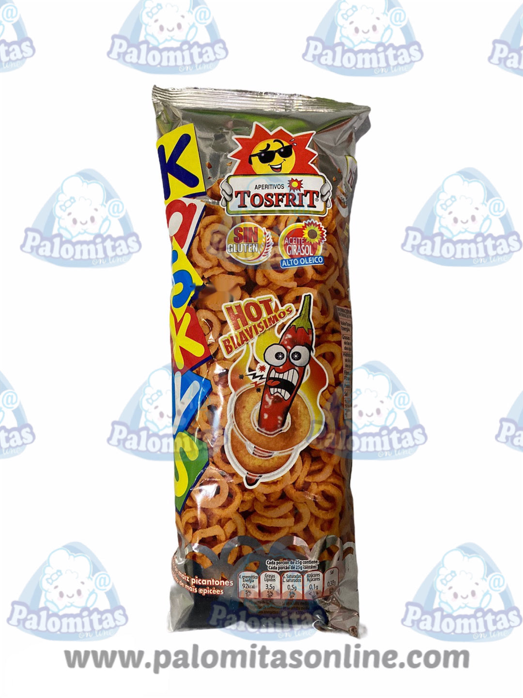 KASKYS HOT BRAVÍSIMOS 120 GR 1.20 PALOMITAS ONLINE