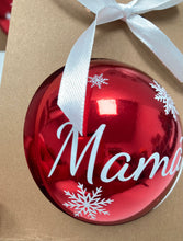 Cargar imagen en el visor de la galería, BOLA NAVIDEÑA PERSONALIZADA 8CM
