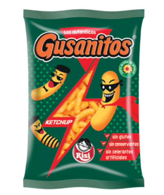 RISI GUSANITOS KETCHUP 85G
