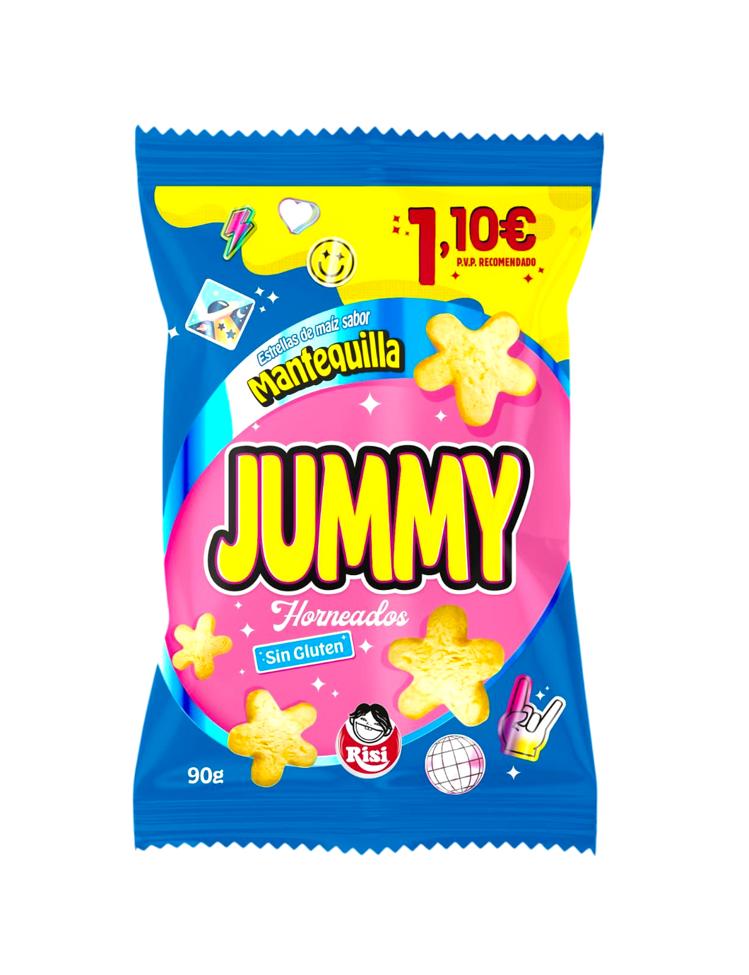 SNACK JUMMY SABOR MANTEQUILLA 90GR