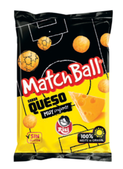 SNACK MATCH BALL CHEESE 105 GR