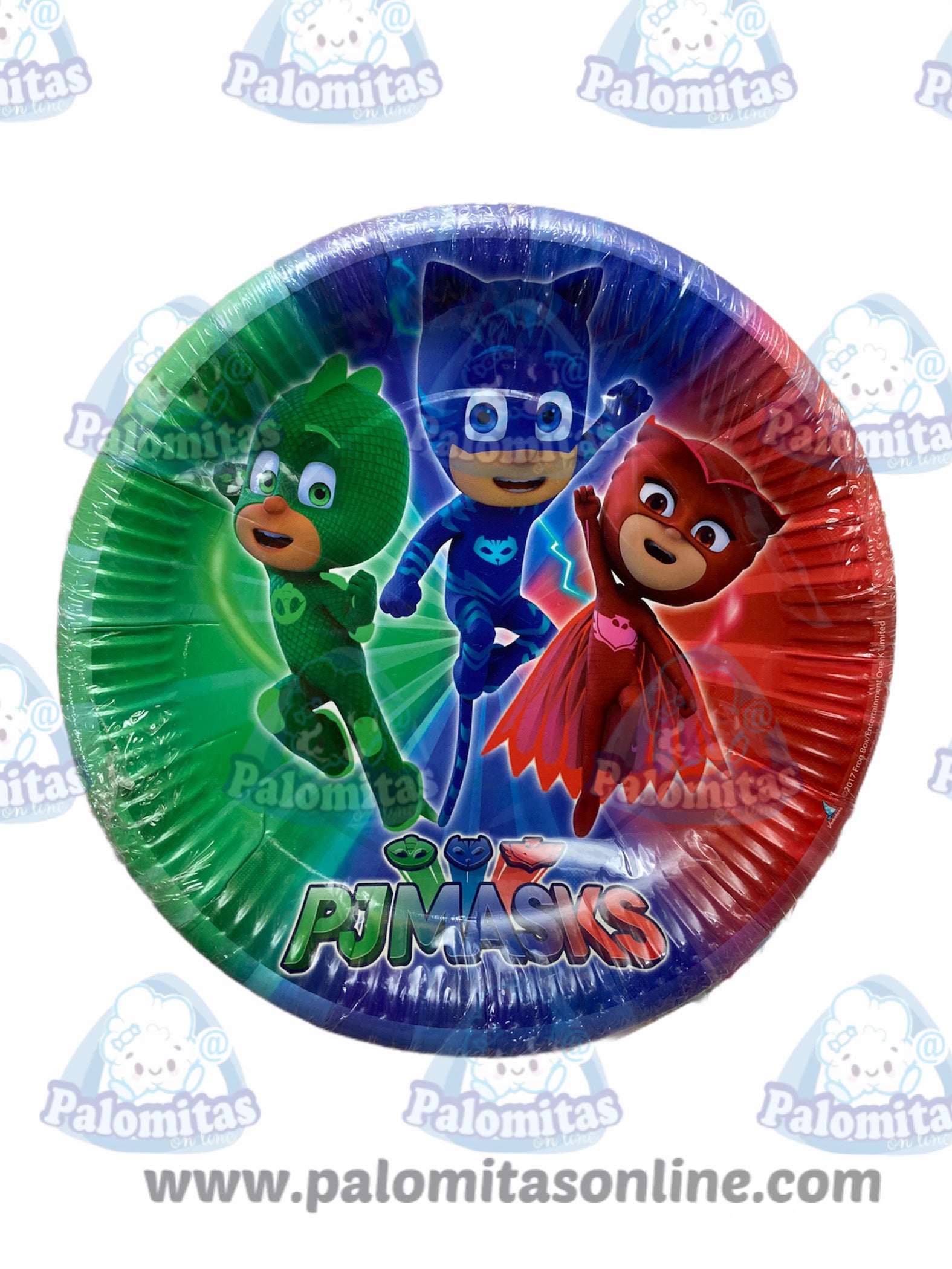 PLATOS PJ MASKS 3.90 PALOMITAS ONLINE