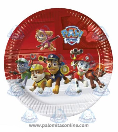 PLATOS PAW PATROL PATRULLA CANINA 3.90 PALOMITAS ONLINE