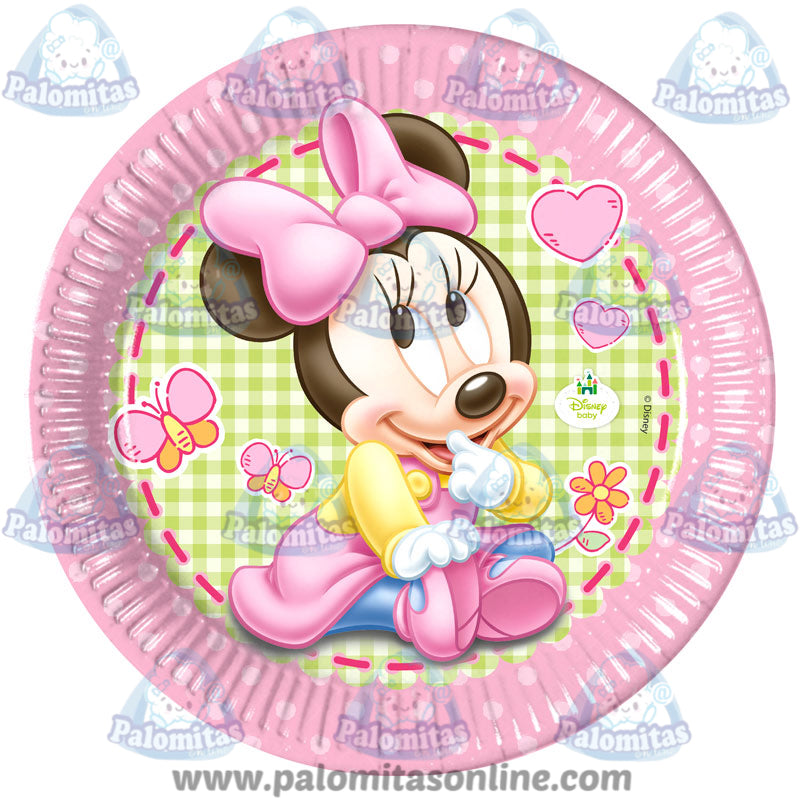 PLATOS MINNIE BEBÉ DISNEY 3.90 PALOMITAS ONLINE