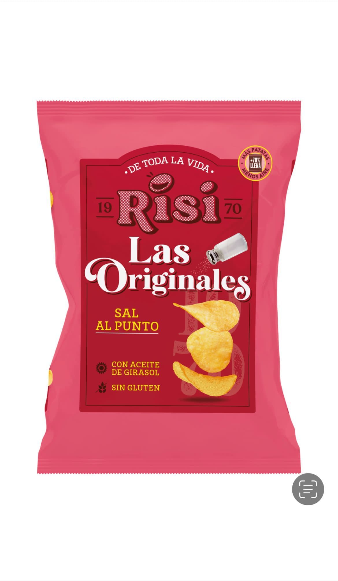Patatas sal sin gluten
