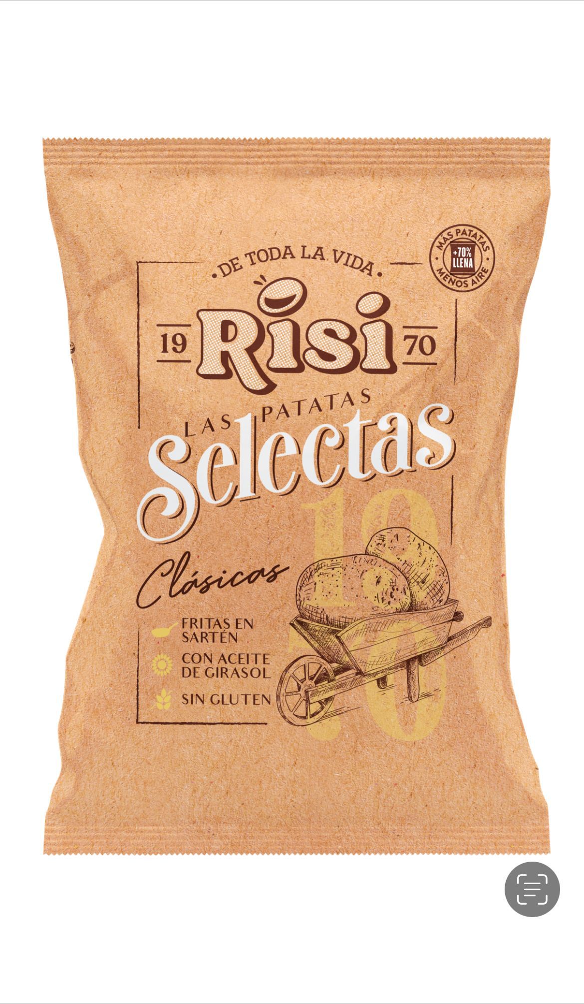 Fritas en sarten y sin gluten