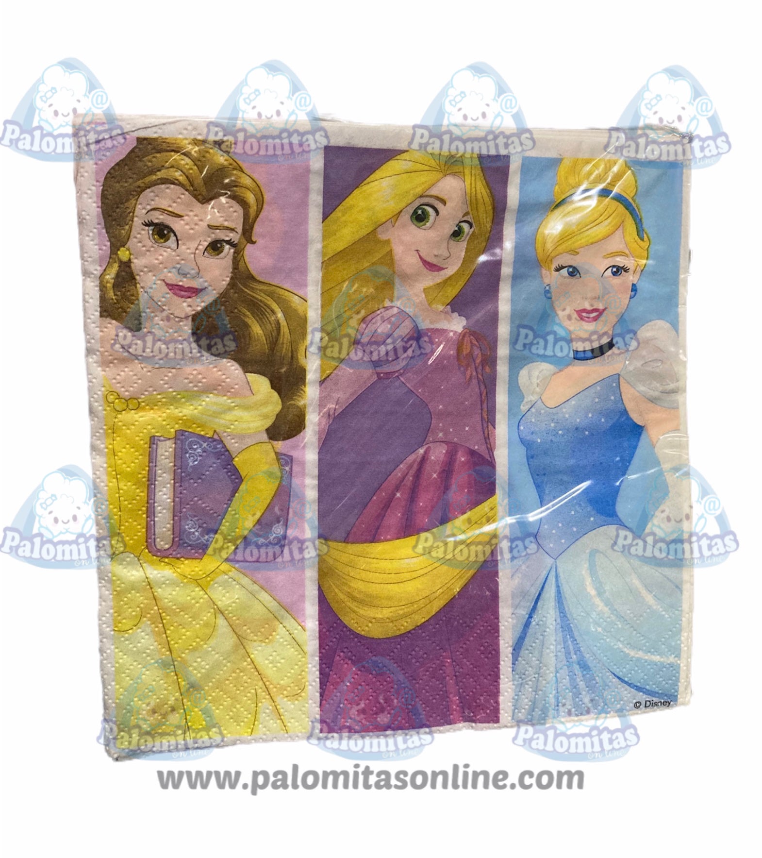 SERVILLETAS PRINCESAS DISNEY 2.90 PALOMITAS ONLINE