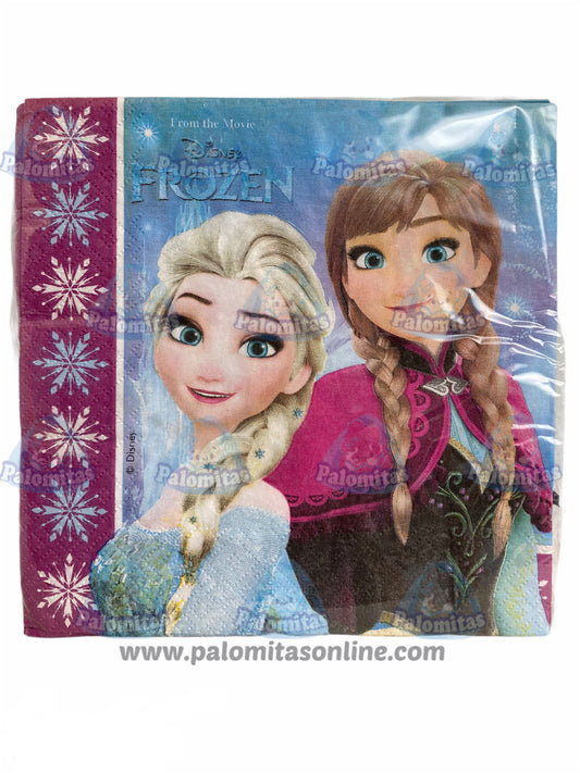 SERVILLETAS FROZEN DISNEY 3.90 PALOMITAS ONLINE