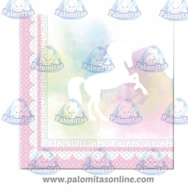 SERVILLLETAS UNICORNIO 2.90 PALOMITAS ONLINE