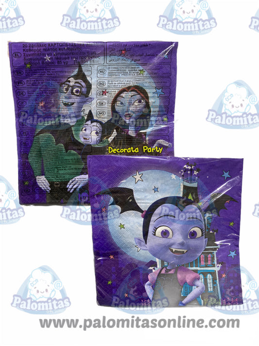 SERVILLETAS VAMPIRINA DISNEY 3.90 PALOMITAS ONLINE