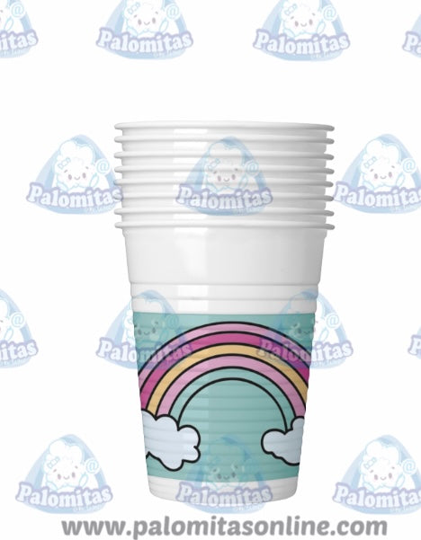 VASOS ARCOIRIS 1.90 PALOMITAS ONLINE