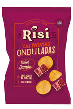 Cargar imagen en el visor de la galería, PATATAS RISI ONDULADAS JAMÓN 40gr CAJA
